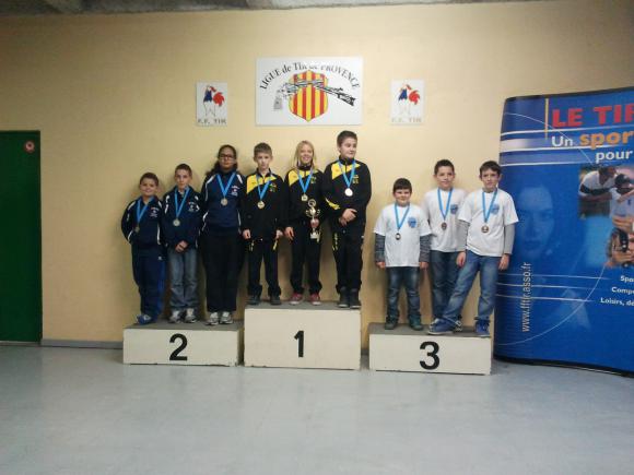 2 EME PLACE POUR LES TIREURS DU C.M.S TIR EQUIPE DE CLUB 2014.jpg