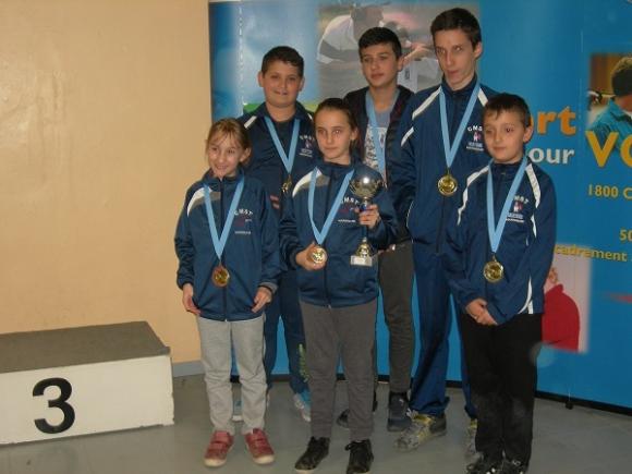 CHAMPIONNAT DES CLUBS 2017 EQUIPE 1 ECOLE DE TIR CHAMPIONNE ET EQUIPE 2 MEDAILLE BRONZE.jpg