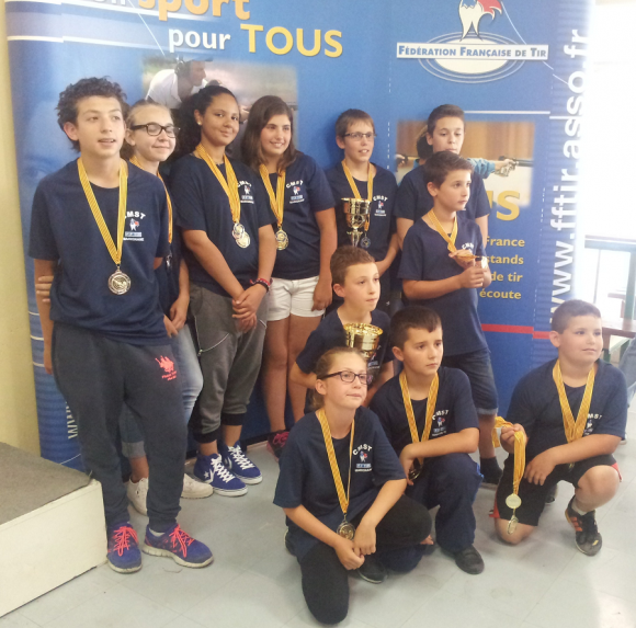 LES MEDAILLES DU CHAMPIONNAT REGIONAL TIR PISTOLET OLYMPIQUE 2014.png