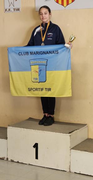 Lena SAMMARCO Minime Fille Championne de Provence 2025 au pistolet Vitesse et Pistolet 3-7 .jpg