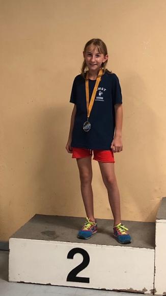 MEDAILLE D'ARGENT POUR MATHILDE MALAGOLI CHAMP.REGIONAL PISTOLET 10 M 2018.JPG