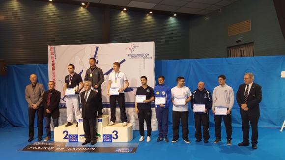 PODIUM C.France TARBES 2016 PistoletOlympique 10 m J.D FRANCHI 7.jpg