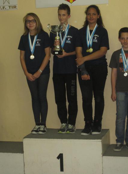 Podium des Minime pistolet 3X12 Champ. BDR 2014.JPG